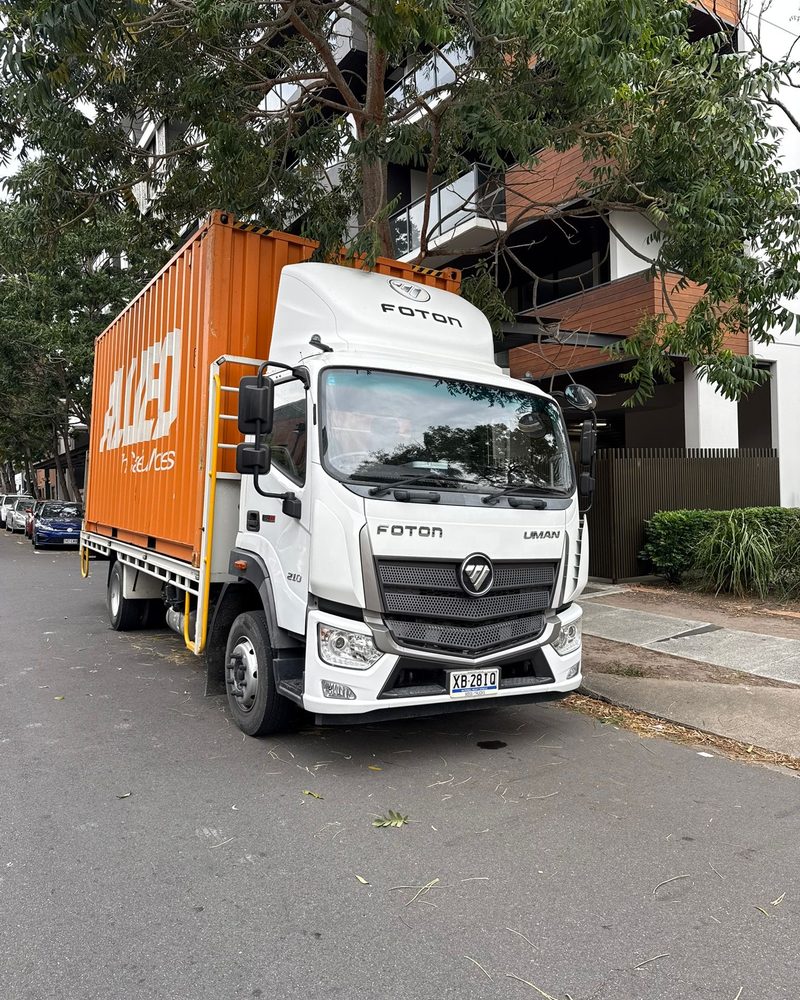 Jacaranda moving truck ready for the next job